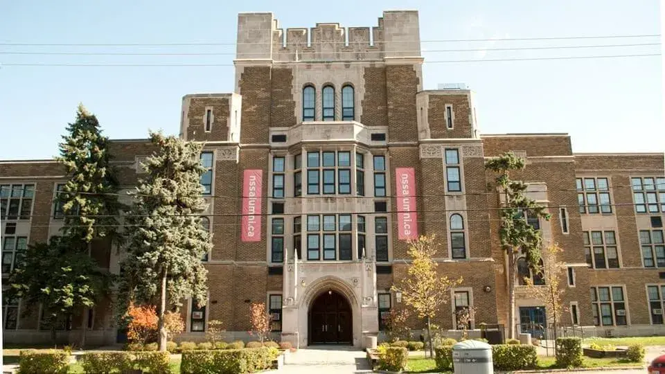 The main entrance of Northern Secondary School